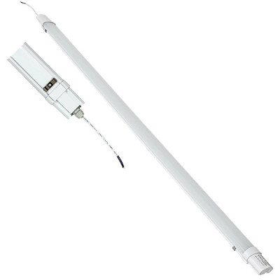 Светильник LED линейный  36W, 6500K, 3200Лм, IP65, 1230*53*35, GLANZEN [RPD-0004-36] матовый