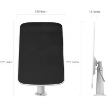 Солнечная панель_Ezviz Solar Charging Panel-D_для аккум.камер; 6В/4.2Вт; 223х156х15мм; IP65