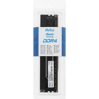 Модуль памяти DDR4-2666 16Gb Netac Basic [NTBSD4P26SP-16]