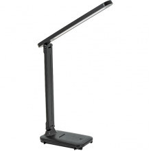 Светильник настольный LED  9W, 4000K, сенсорный с диммером, UltraLight [UL609] черный