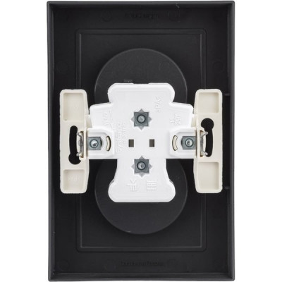Розетка с/у 2x2P 16A, IP20, в сборе, Schneider Electric ATLASDESIGN [ATN001020] карбон