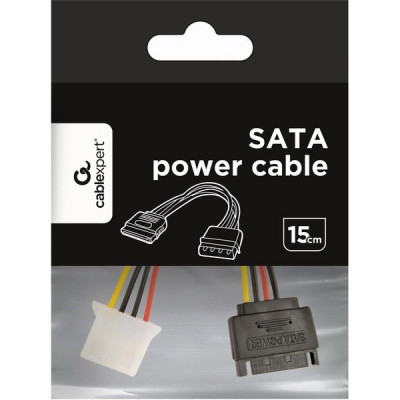 Кабель питания MOLEX-SATA 15см Cablexpert [CC-SATA-PS]