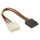 Кабель питания MOLEX-SATA 15см Cablexpert [CC-SATA-PS]