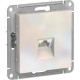 Розетка с/у компьютерная 1xRJ45, IP20, Schneider Electric ATLASDESIGN [ATN000483] жемчуг