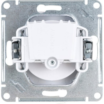 Розетка с/у 2P 16A, IP20, Schneider Electric ATLASDESIGN [ATN000441] жемчуг