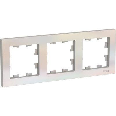 Рамка 3п, IP20, Schneider Electric ATLASDESIGN [ATN000403] жемчуг