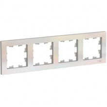 Рамка 4п, IP20, Schneider Electric ATLASDESIGN [ATN000404] жемчуг