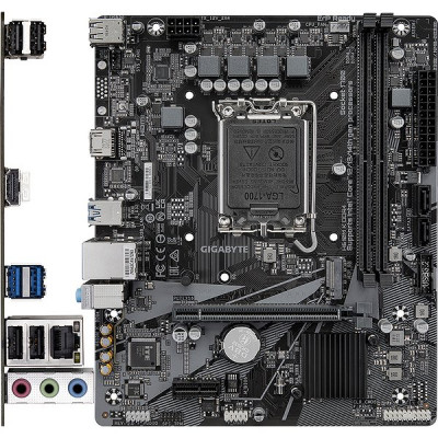 Материнская плата Gigabyte H610M K DDR4 V2.0, LGA 1700, Intel H610, 2xDDR4, 2xSATA, 1xM.2, 1xPCIe 4.