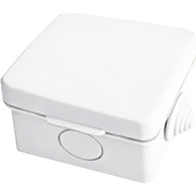 Коробка распаячная о/у  65*65*50мм, крышка, IP54, 4вх, TDM [SQ1401-0111] серый
