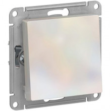 Переключатель с/у 1-кл 10А, IP20, Schneider Electric ATLASDESIGN [ATN000461] жемчуг