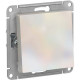 Переключатель с/у 1-кл 10А, IP20, Schneider Electric ATLASDESIGN [ATN000461] жемчуг