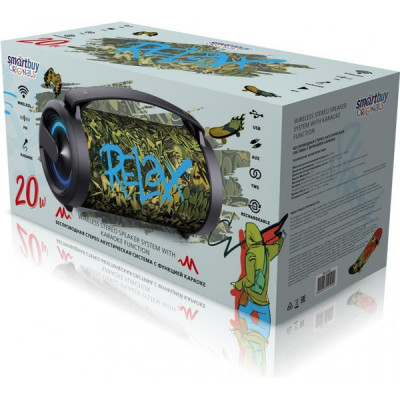 Колонка SmartBuy RELAX, BT, MP3, FM-радио, 20 Вт [SBS-5400]
