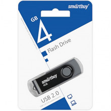 Накопитель USB Flash 4Gb SmartBuy Twist Black