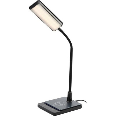 Светильник настольный LED 10W, сенсорный/беспр.заряд, 3000-6500K, ЭРА [NLED-499-10W-BK] черный