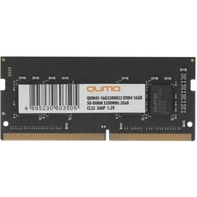 Модуль памяти SO-DIMM DDR4-3200 16Gb QUMO [QUM4S-16G3200N22]