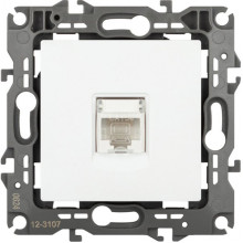 Розетка с/у компьютерная RJ45, ЭРА12 [12-3107-01М][10] белый матовый