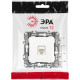 Розетка с/у компьютерная RJ45, ЭРА12 [12-3107-01М][10] белый матовый