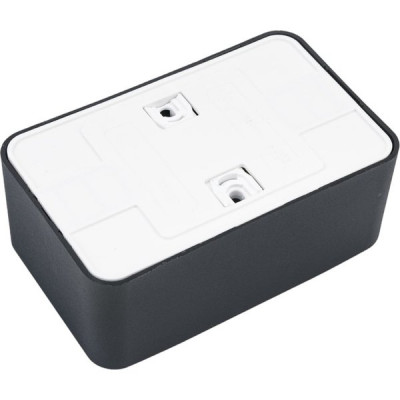 Розетка о/у 2x2P+E 16А, со шторками, изол.пл., Schneider Electric Blanca [BLNRA011216] антрацит