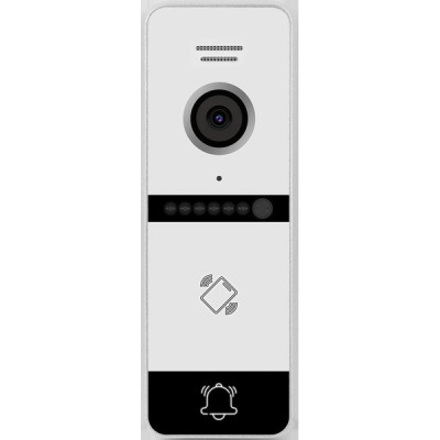 Вызывная панель FHD NOVIcam FANTASY MR FHD WHITE; встр.счит. Mifare, 140°, ИК 3м