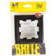 Рамка 1п, IP20, IEK BRITE [BR-M12-K02] черный