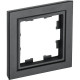 Рамка 1п, IP20, IEK BRITE [BR-M12-K02] черный