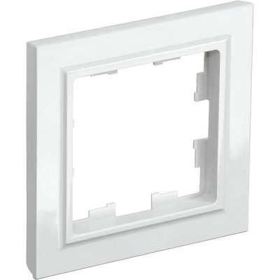 Рамка 1п, IP20, IEK BRITE [BR-M12-K01] белый