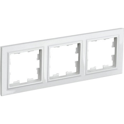 Рамка 3п, IP20, IEK BRITE [BR-M32-K01] белый