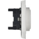 Розетка с/у 2x2P+Е 16A, IP20, в сборе, IEK BRITE [BR-R21-16-K01-F] белый