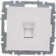 Розетка с/у компьютерная 1xRJ45, IP20, IEK BRITE [BR-K10-1-K01] белый