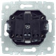 Розетка с/у 2P+E 16A, IP20, IEK BRITE [BR-R11-16-K02] черный