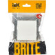 Переключатель с/у 1-кл 10А, IP20, IEK BRITE [BR-V12-0-10-K01] белый