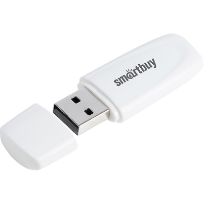 Накопитель USB Flash 64Gb SmartBuy Scout White, USB3.0