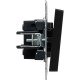 Переключатель с/у 1-кл 10А, IP20, IEK BRITE [BR-V12-0-10-K02] черный