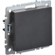 Переключатель с/у 1-кл 10А, IP20, IEK BRITE [BR-V12-0-10-K02] черный