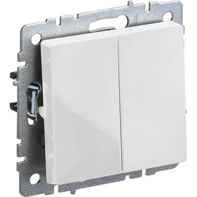 Переключатель с/у 2-кл 10А, IP20, IEK BRITE [BR-V22-0-10-K01] белый