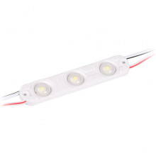 Модуль LED 3xSMD2835 линза 160°, 12В, 0.72W, 80Лм, 7000-8000K, 63*13*5, прв.80мм, RISHANG [ML863TA]