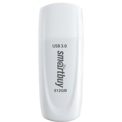 Накопитель USB Flash 512Gb SmartBuy Scout White, USB 3.0