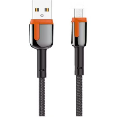Кабель USB - microUSB, 1.0м, 2.4А, LDNIO LS591 [LD_C3818] медь, 86 жил, нейлоновая оплетка