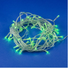 Гирлянда Нить  5м прозр., 50LED, контр., ЗЕЛЕНЫЙ, Uniel [ULD-S0500-050/DTA GREEN IP200]