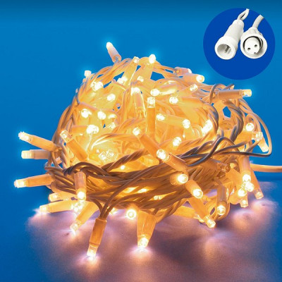 Гирлянда уличная Нить 10м, бел., 120LED, ТЕПЛЫЙ БЕЛЫЙ, Uniel [ULD-S1000-120/SWK WARM WHITE IP67]