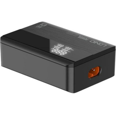 Зарядное устройство LDNIO, 1xUSB-A+3xUSB-C, max100W, GaN+LED дисплей/PD+PPS+SCP+QC4+ [A4809C] черный