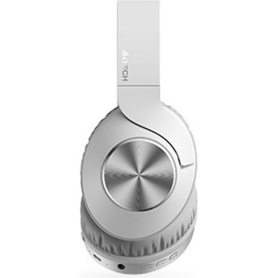 Гарнитура A4Tech 2Drumtek BH300, беспроводная полноразмерная, белый/серый [BH300 GRAYISH WHITE]