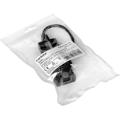 Кабель-адаптер ExeGate EXE-730-45 Type C -> RJ45 10/100/1000 Мбит/с, 10см [287862]