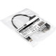 Кабель-адаптер ExeGate EXE-736-45 Type C -> RJ45 10/100/1000 Мбит/с, 10см [283721]