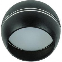 Светильник накладной 1xGX53 MAX15W, IP20, d90*55, Fametto [DLC-S614 GX53 Black/Silver] черный