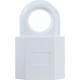 Розетка без заземления плоская с кольцом, 6А, белая, GL [GRV-S-10-FE-W-IP20]
