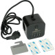Сетевой фильтр  1.5м, 3 розетки, 10А/2500Вт, 3x0.75, 4хUSB, Cablexpert Cube [CUBE-3-U4-B-1.5] черный