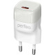 Зарядное устройство Perfeo, PD, с разъемом Type-C, GaN, 20W [I4651] белый