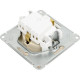 Розетка с/у 2P+E 16A, IP20, со шторками/крышкой, Schneider Electric ATLASDESIGN [ATN001246] песочный