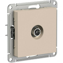 Розетка с/у TV оконечная, IP20, 1DB, Schneider Electric ATLASDESIGN [ATN001291] песочный